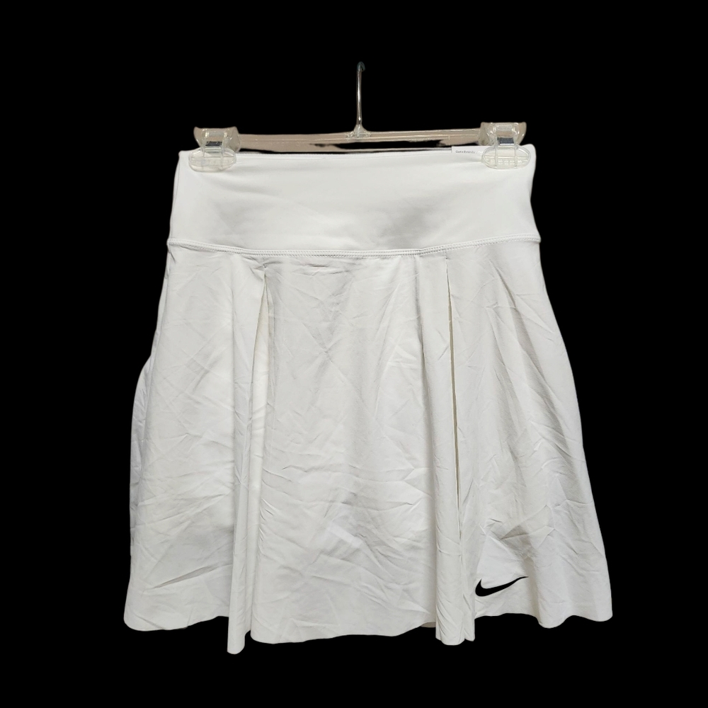 NWT Nike Womens Dri-FIT 17" Long Flowy Golf Skirt Skort | White | XS | MSRP $75 - Picture 13 of 15